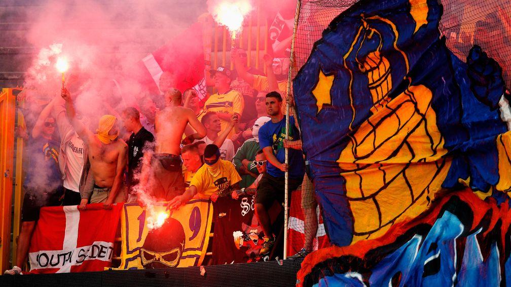 Brondby fans are hoping for Europa League qualification
