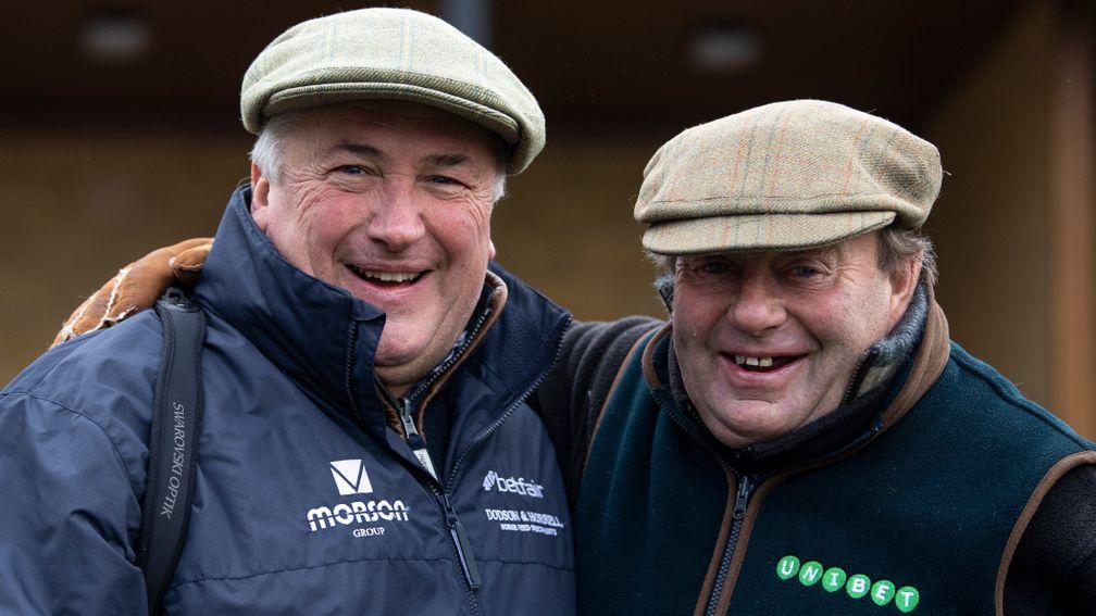 Paul Nicholls and Nicky Henderson: pair represented in valuable handicap chase at Newton Abbot