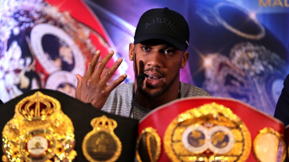 Anthony Joshua puts his belts on the line against Andy Ruiz Jr