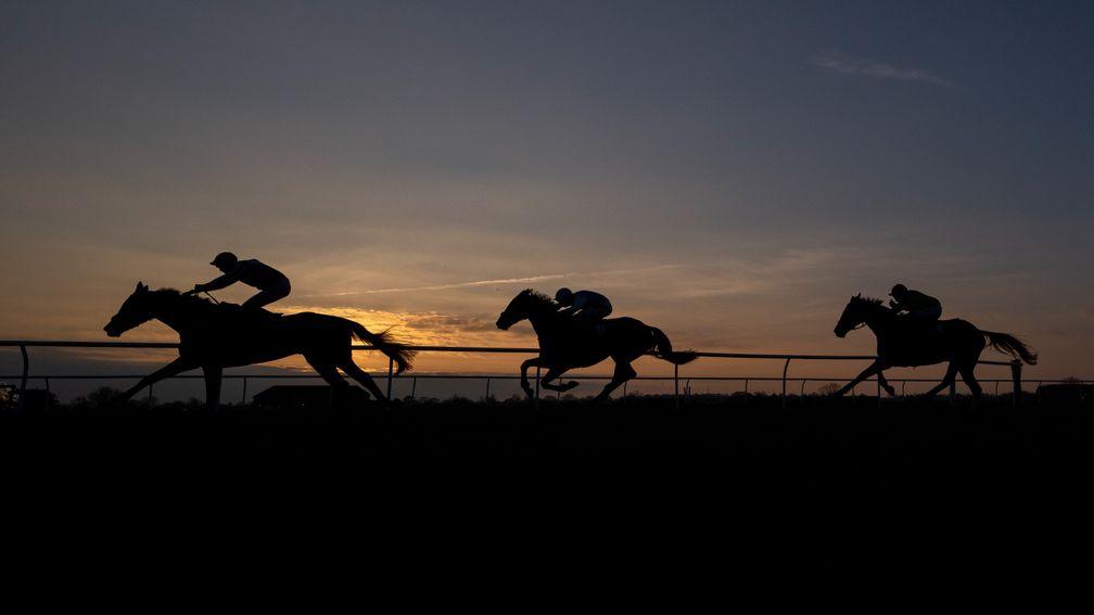 Award-winning photographer Edward Whitaker with a scenic shot of the last at Wincanton