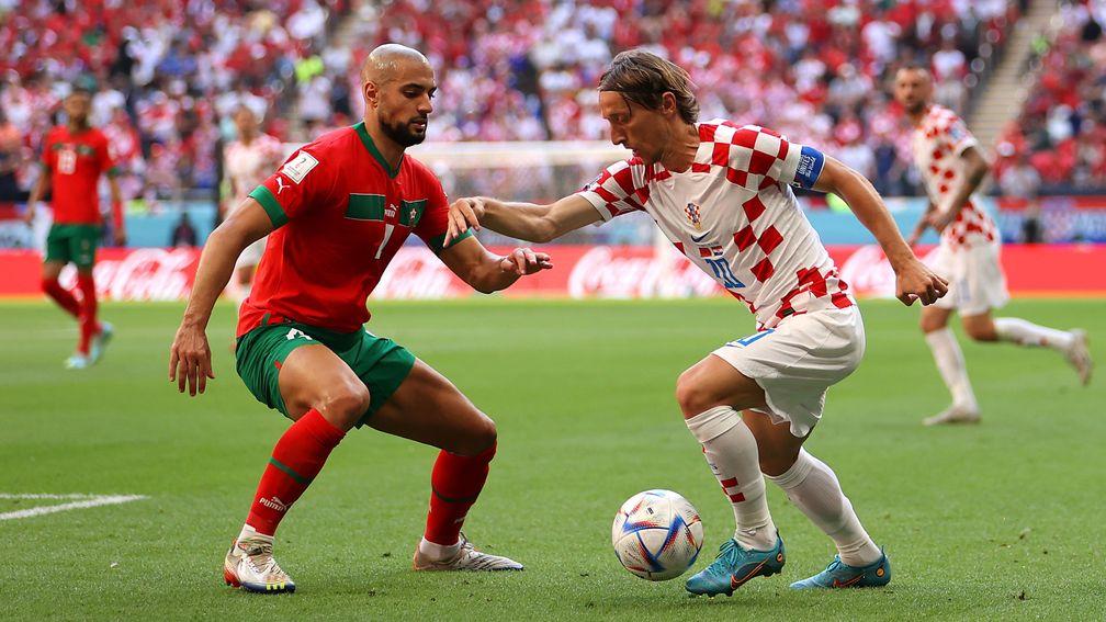 Morocco and Croatia played out a goalless draw in Group F