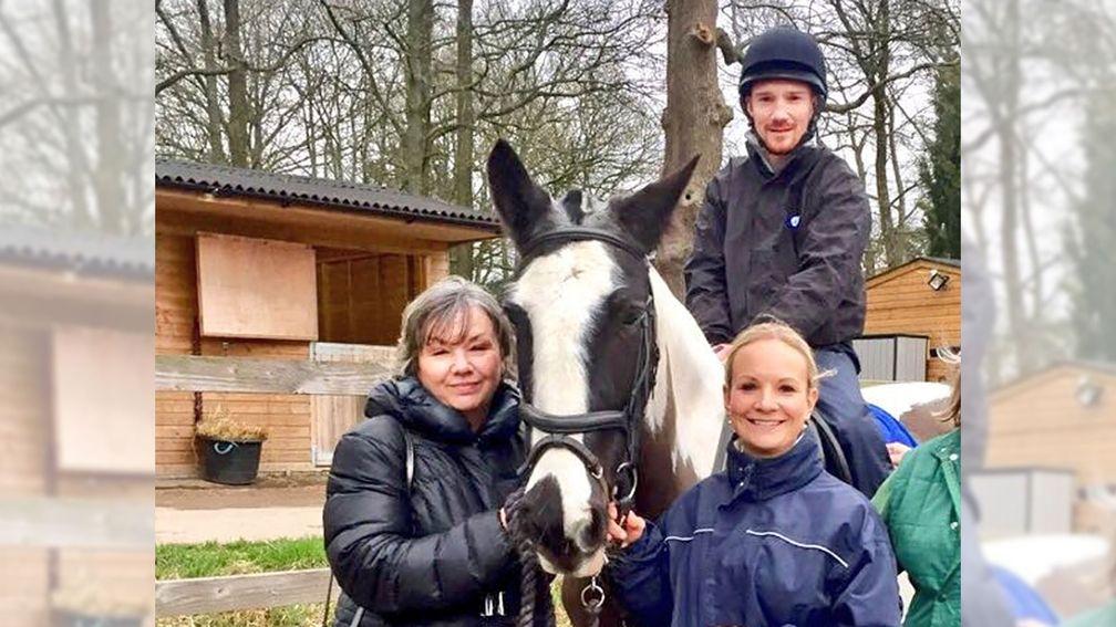 Freddy Tylicki with his mother Irene and sister Madeleine