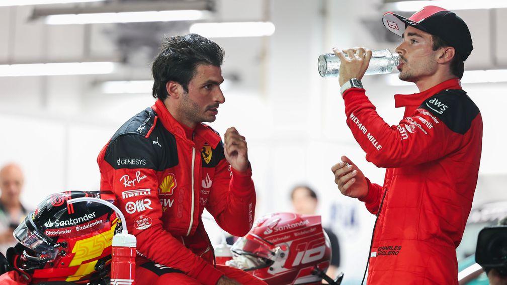 Ferrari drivers Carlos Sainz and Charles Leclerc have been well matched this season