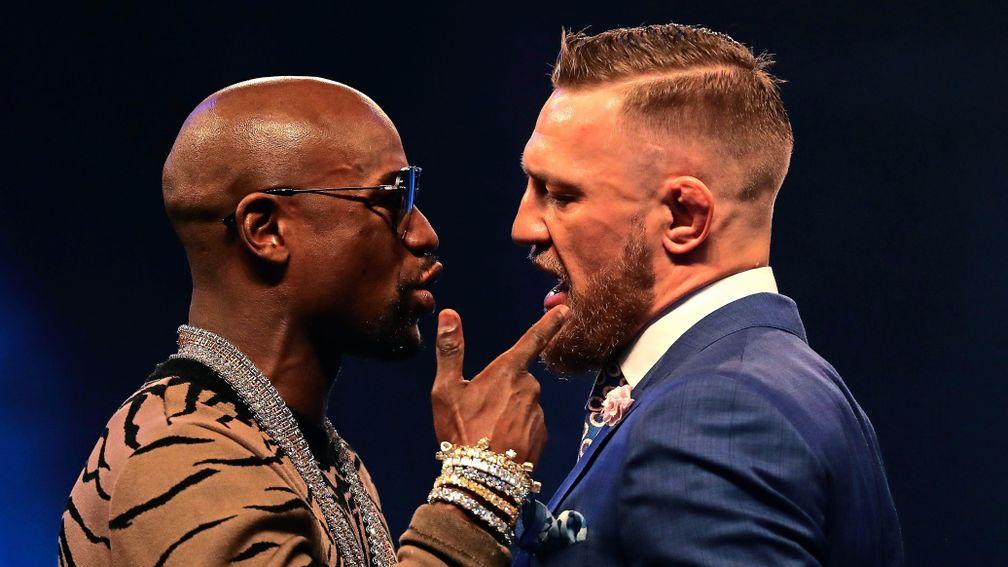 Squaring up: Floyd Mayweather jr and Conor McGregor come face to face in July
