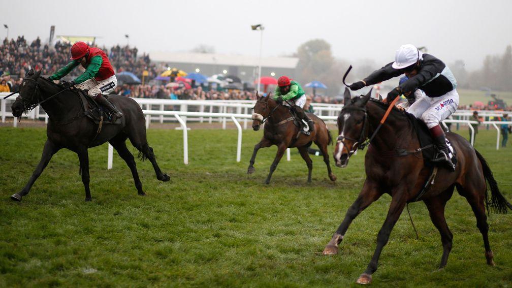 Village Vic (right) does not have to face Taquin Du Seuil (left) again in Saturday's Caspian Caviar Gold Cup at Cheltenham