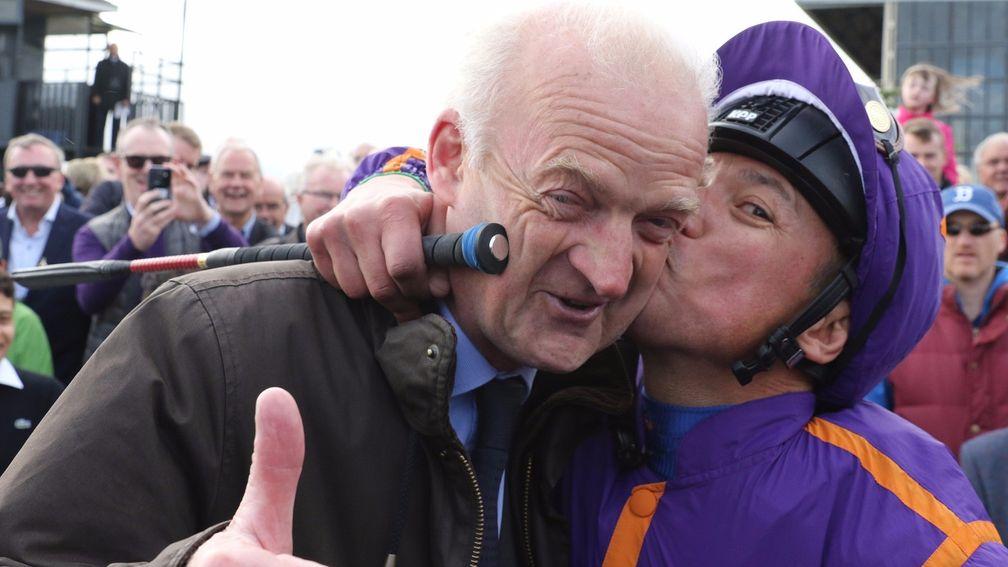 The scenes at the Curragh in 2016 when Wicklow Brave and Frankie Dettori provided Willie Mullins with his breakthrough Classic success