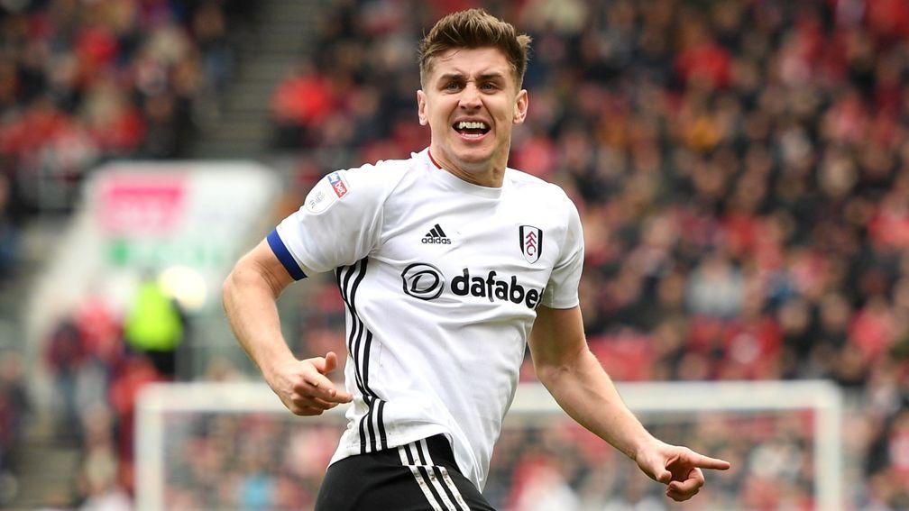 Tom Cairney of Fulham celebrates