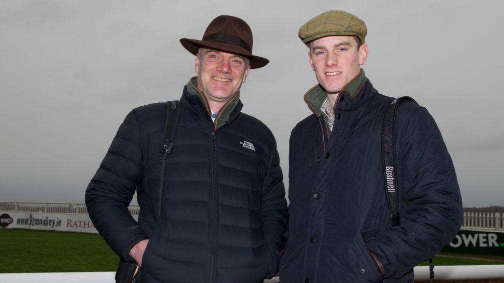 Eddie and Patrick Harty: set to make history at Punchestown on Sunday