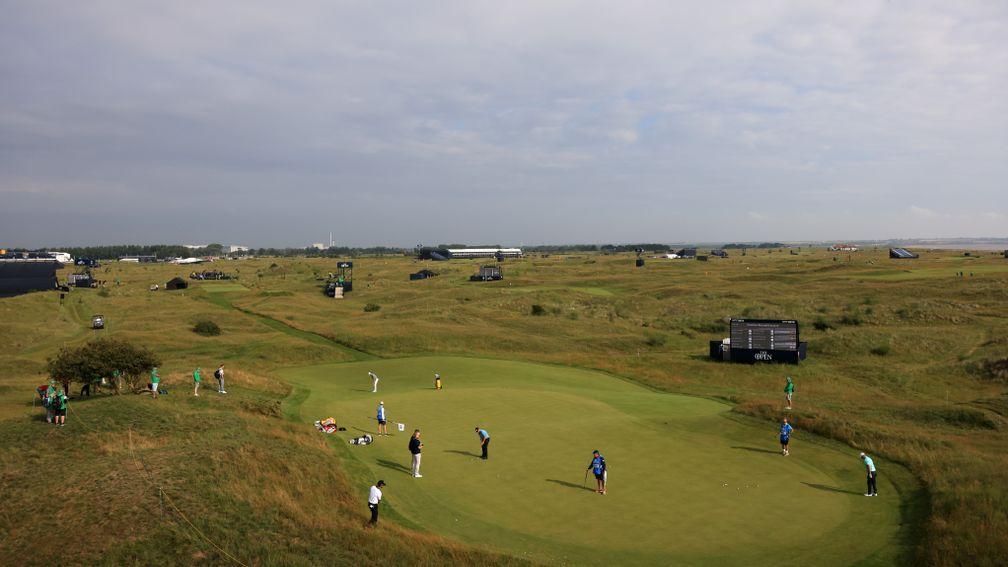 The third hole at Royal St George's