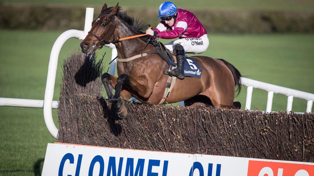Alpha Des Obeaux and Sean Flanagan are clear in the Clonmel Oil Chase
