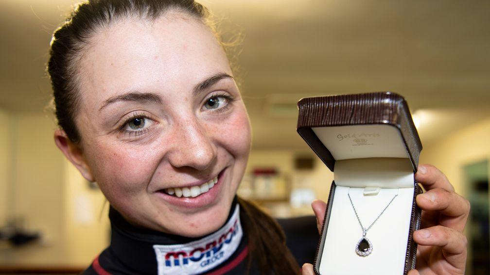 The jewel in the crown this jumps season: Bryony Frost in action at Chepstow this evening