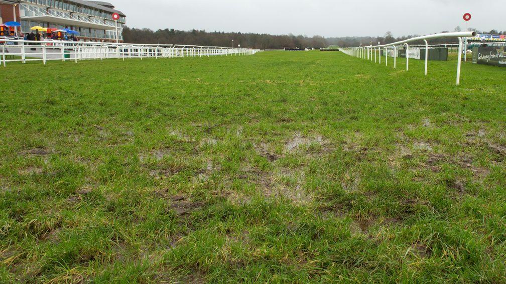 Many tracks have been left waterlogged by the recent rain