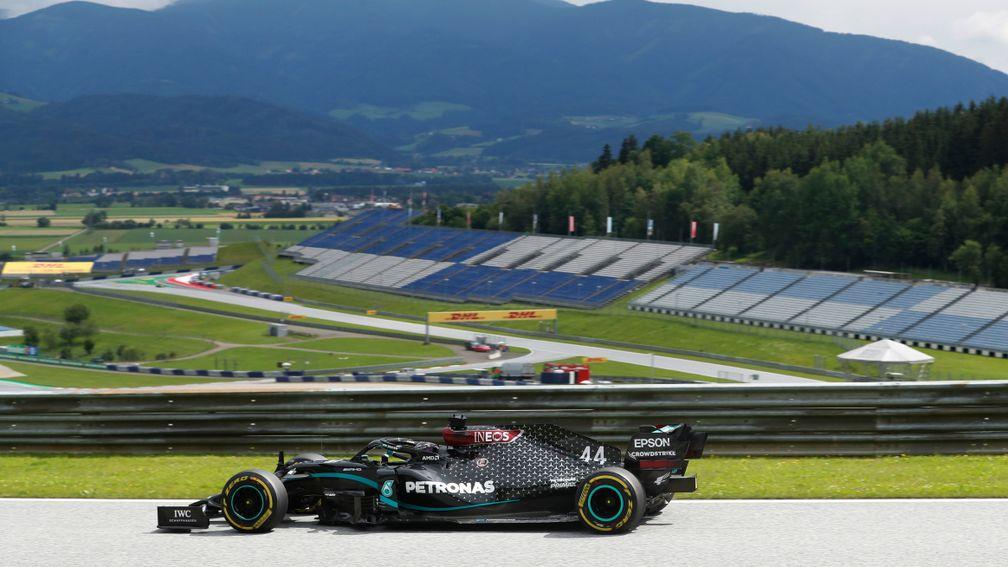 Lewis Hamilton set the pace on the opening day of the season