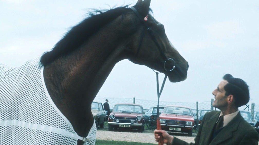 Darkie Deacon with The Dikler after the 1973 Gold Cup