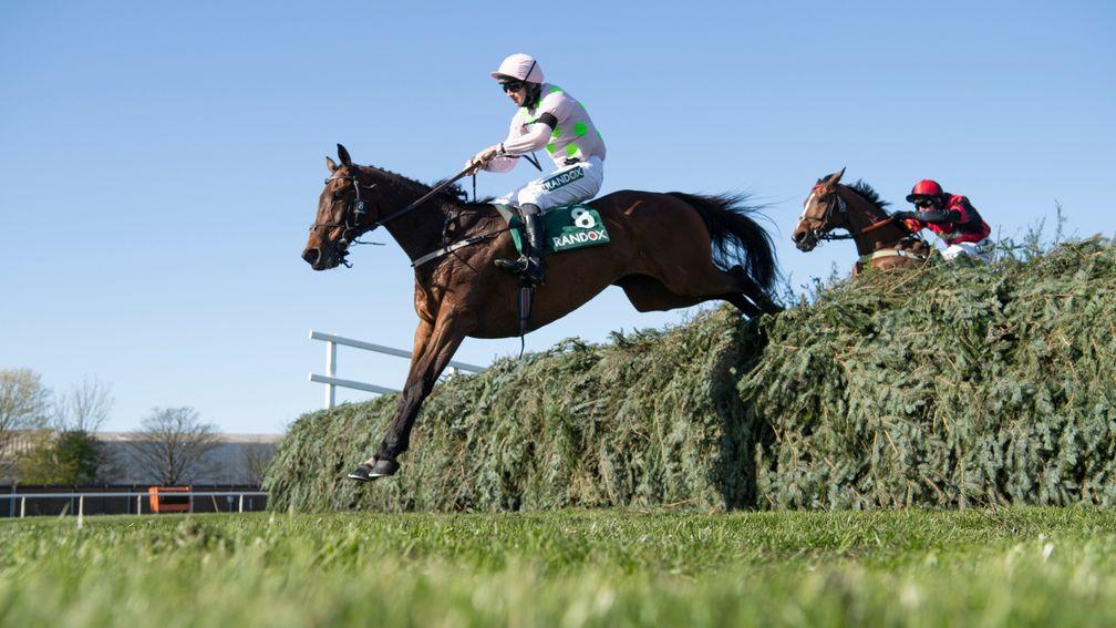 Livelovelaugh: produced a brilliant display of jumping to win the Topham at Aintree