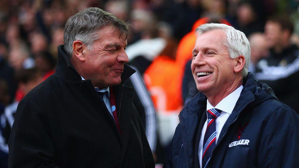 Sam Allardyce (left) and Alan Pardew are back in Premier League management