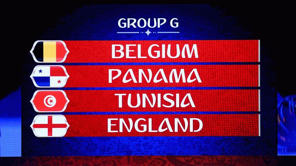 England have been handed a nice World Cup draw