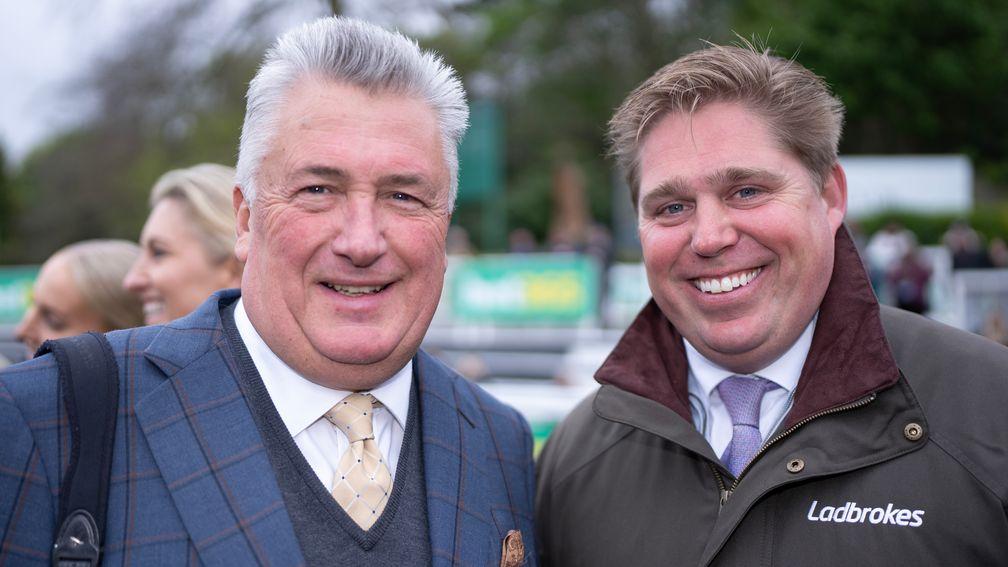 Paul Nicholls and Dan Skelton were pipped by the Closutton machine
