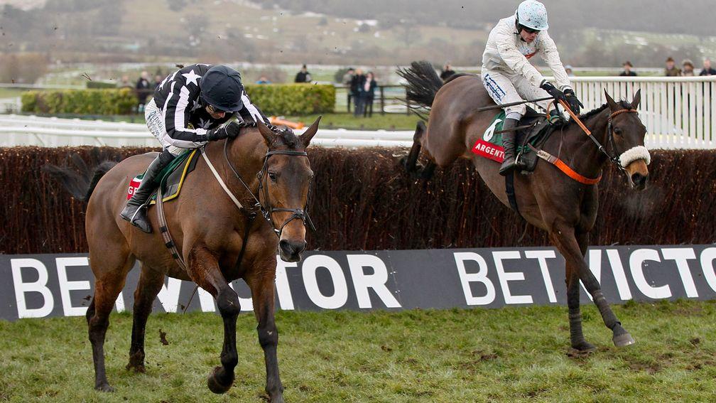 Cape Tribulation and Denis O'Regan (right), winners of the 2013 Argento Chase