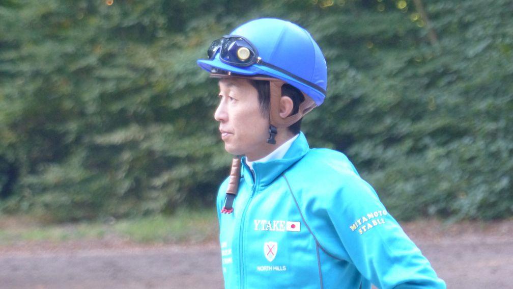 Yutaka Take was on the gallop to work Japan's Arc hopeful Clincher ahead of the Prix Foy