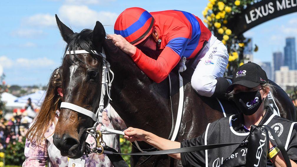The highlight of Verry Ellegaant's career came when winning the Melbourne Cup in 2021