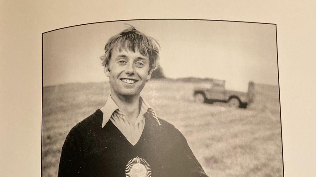 A young Nicky Henderson pictured in 1977 having survived Australia and escaped Cazenoves