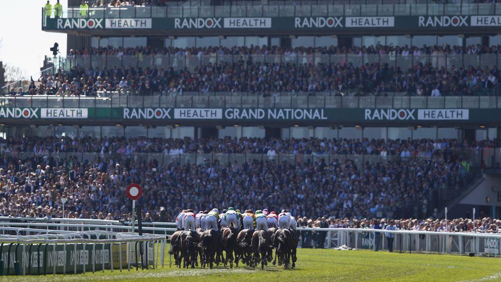 A packed Aintree for the Randox Health Grand National