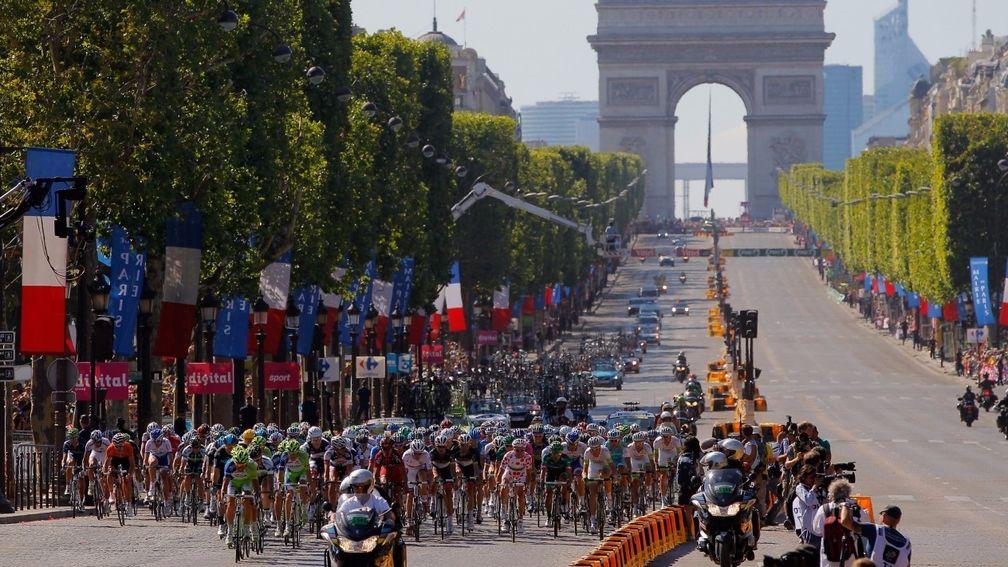 The Champs-Elysees hosts the final stage of the Tour de France and may be the venue for the first street racing event in September