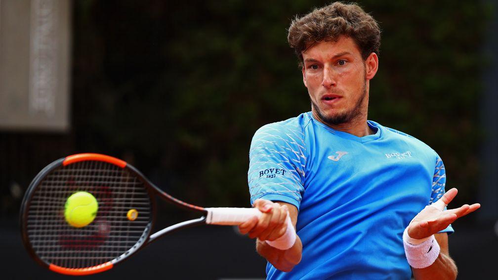 Pablo Carreno Busta is in excellent nick and is armed with a generous draw