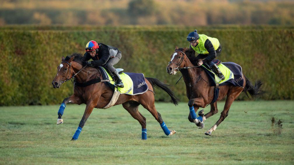 Enable stretches clear of her work companion Crossed Baton on the Limekilns on Monday
