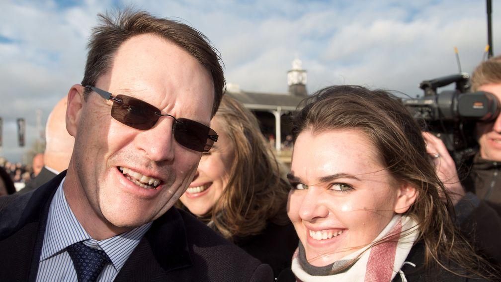 Aidan and Ana O'Brien after Saxon Warrior won the Racing Post Trophy: 'Knowing Ana was going to be okay was not only the highlight of my year but the highlight of my life'