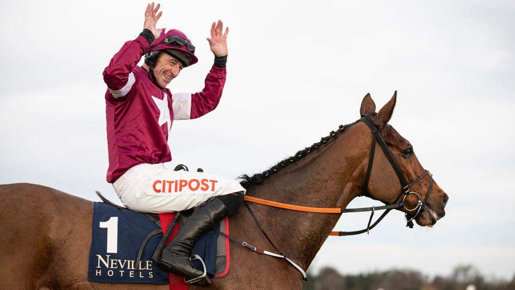 Davy Russell: returns at Downpatrick next Friday