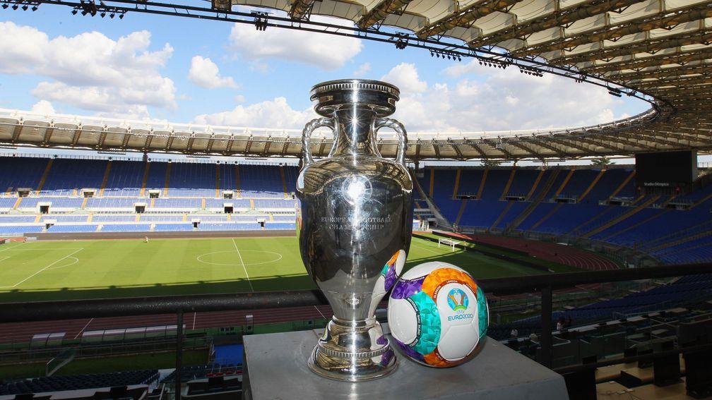 The trophy awaits the Euro 2020 winners
