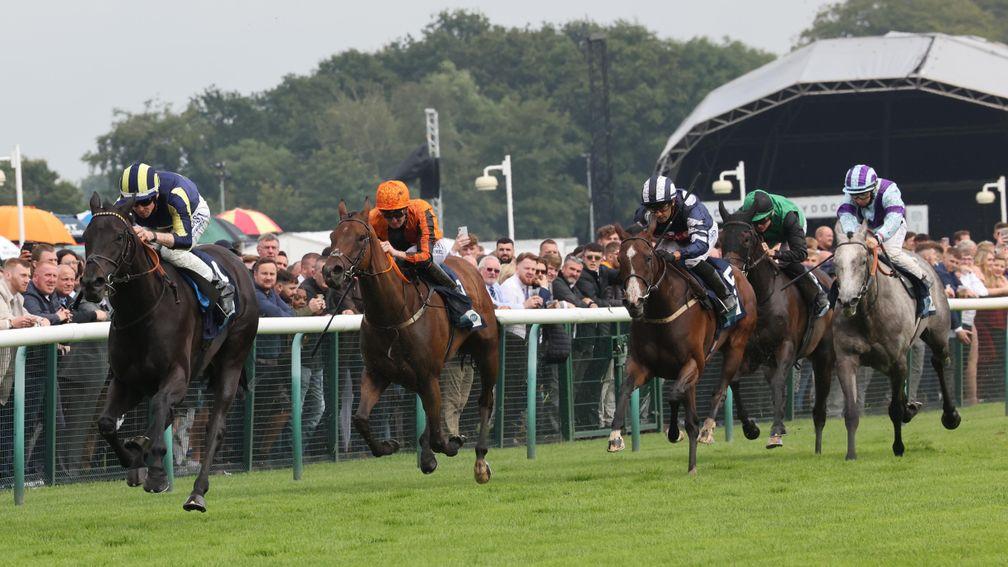 Waliyak and Jack Mitchell see off rivals to land the Listed Dick Hern Stakes