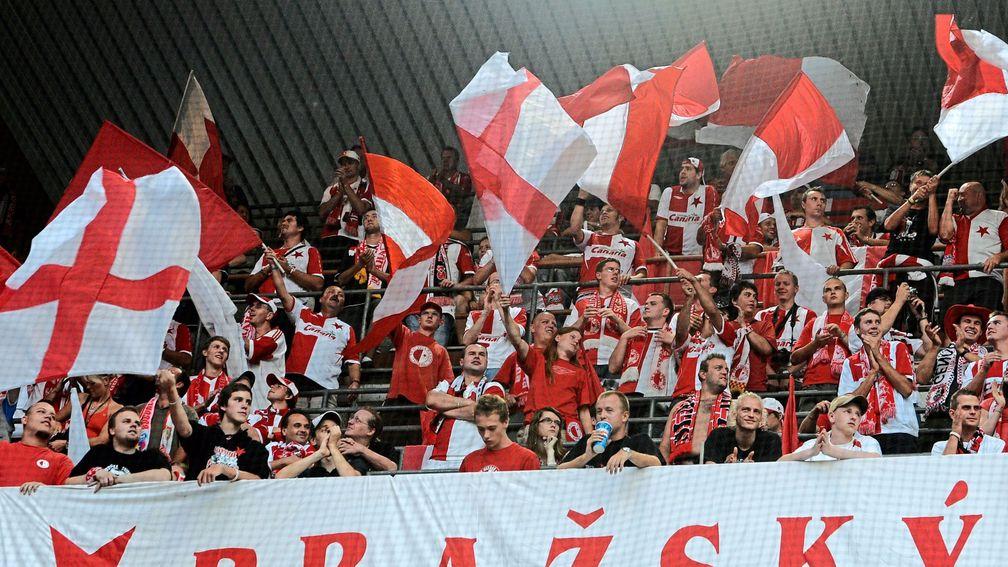 Slavia Prague supporters will hope to see their team beat BATE Borisov