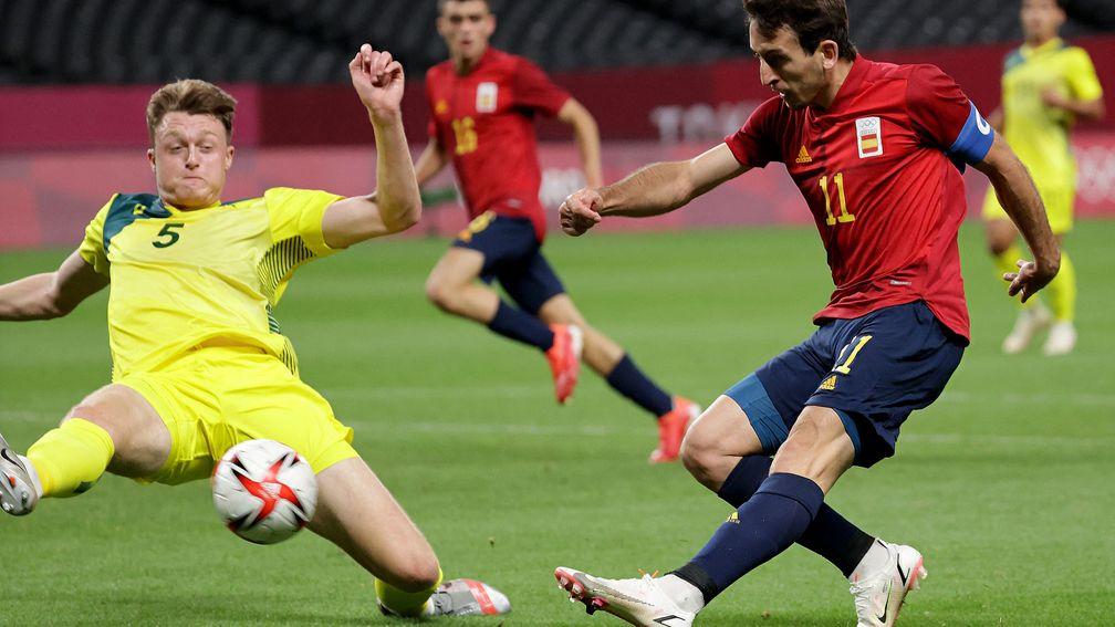 Mikel Oyarzabal scored Spain's winner in their 1-0 win over Australia
