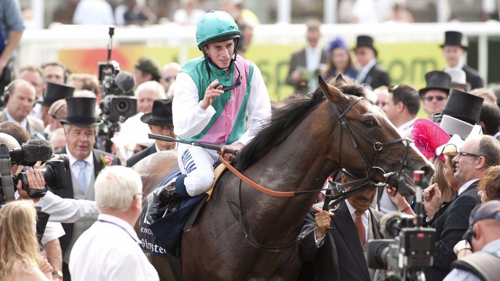 Workforce and Ryan Moore return victorious after the 2010 Derby