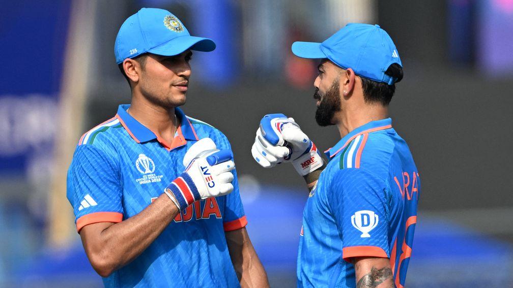 India's Shubman Gill (left) and Virat Kohli starred in the semi-final against New Zealand