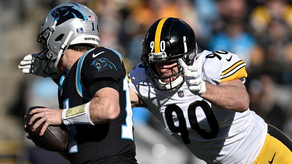 T.J. Watt (right) is a defensive rock for the Pittsburgh Steelers