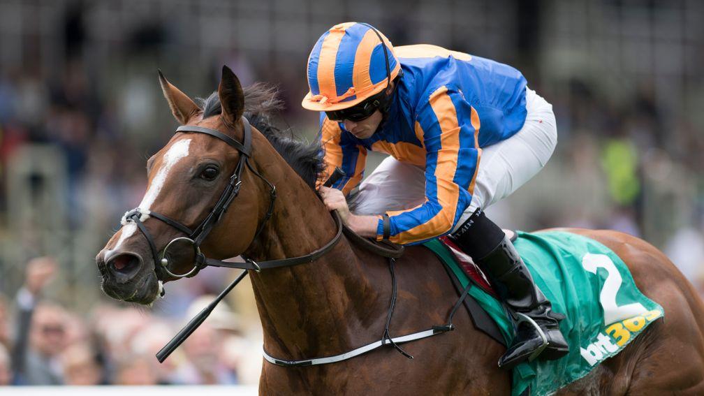 Clemmie and Ryan Moore win last year's Duchess of Cambridge Stakes