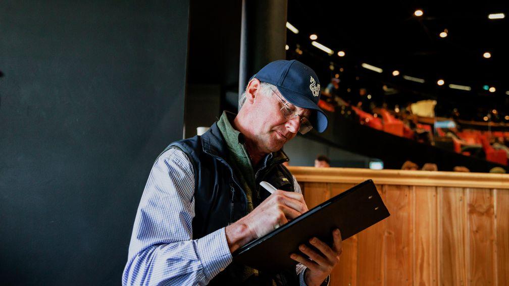 Oliver St Lawrence signs for the €1.2 million colt by Siyouni at Arqana