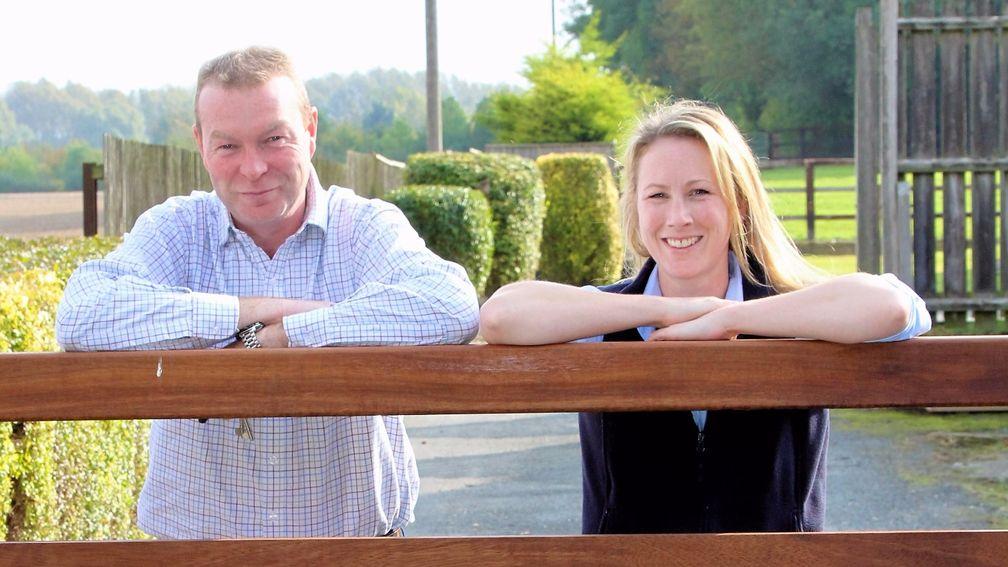Adrian and Philippa O'Brien: established Hazelwood Bloodstock 18 months ago