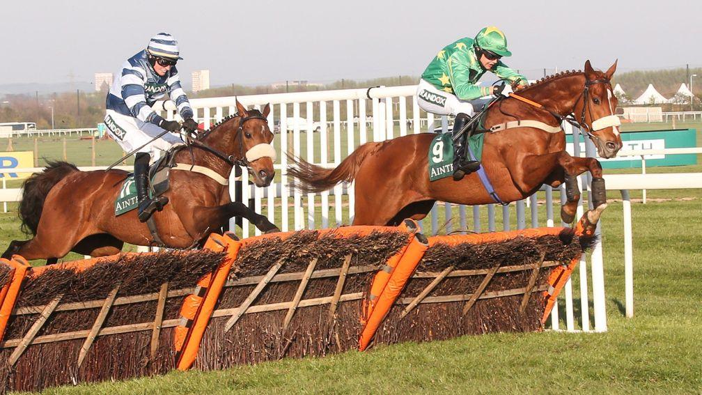 Chesterfield and Daniel Sansom winning at Aintree last April