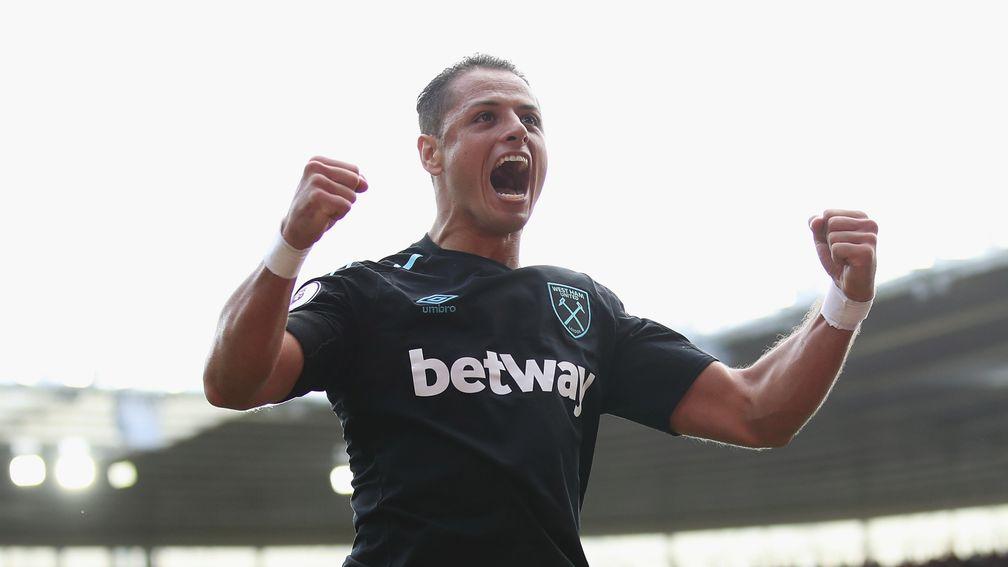 West Ham's Javier Hernandez netted a brace against Southampton on the weekend
