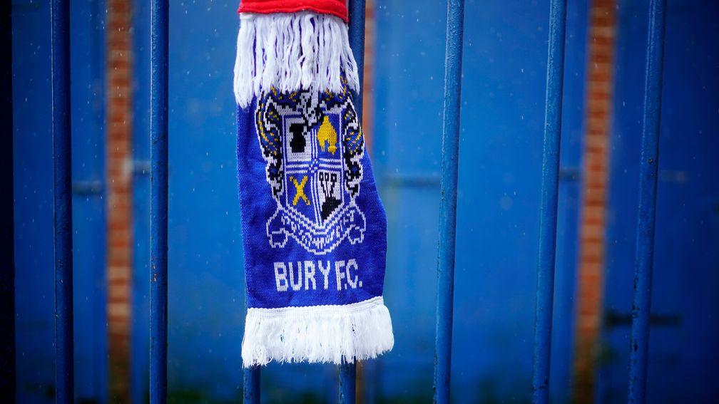 Bury have been expelled from the EFL