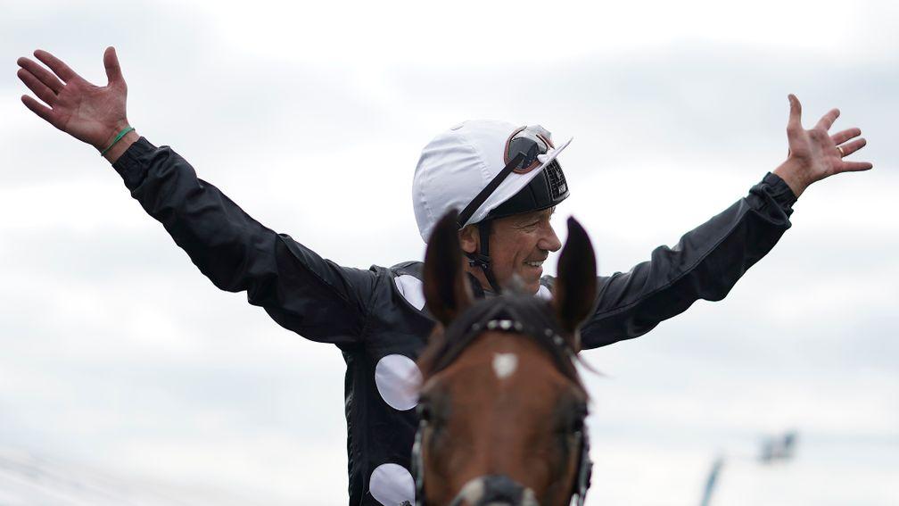 Frankie Dettori: celebrated as enthusiastically as ever after his Oaks success