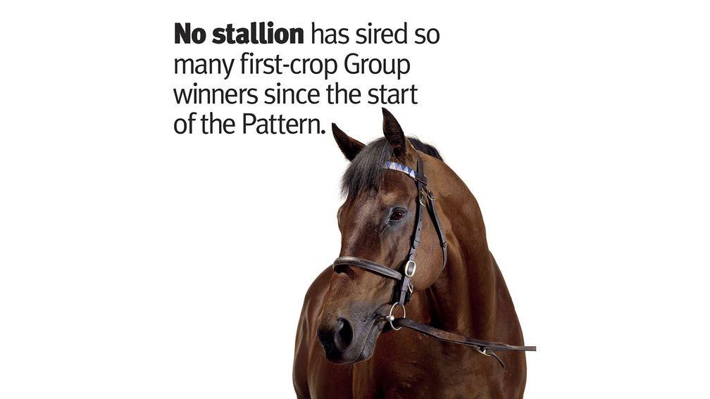 A 2010 advertisement for Dubawi highlights the achievements of his first crop