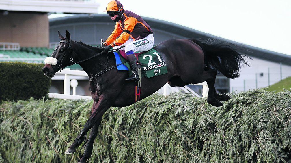 Jett led for a long way in last year's Grand National and finished eighth