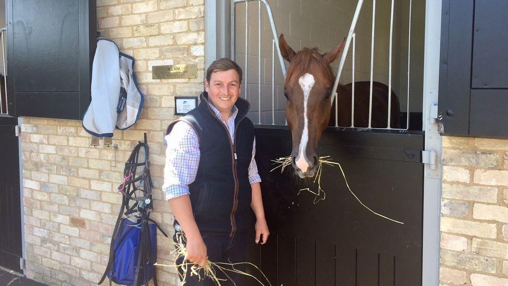 Richard Spencer: maintaining social distancing at his Newmarket stable