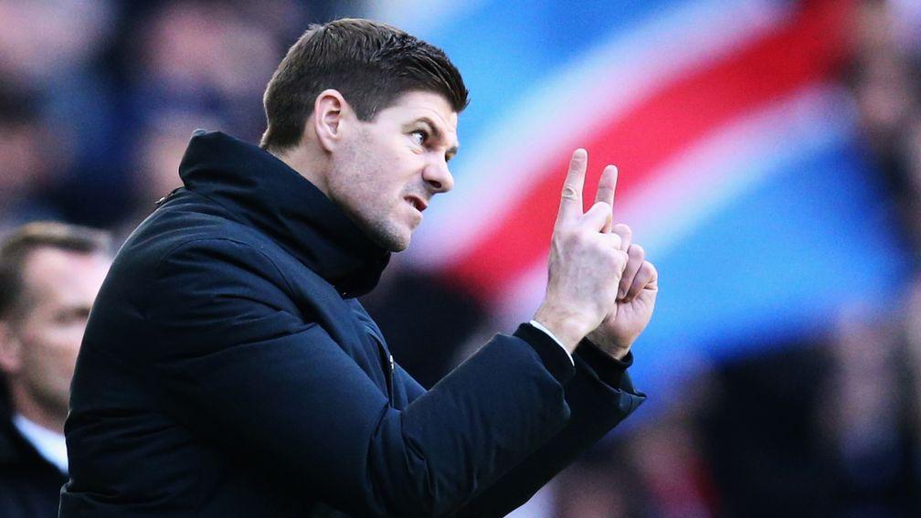 Rangers manager Steven Gerrard could be celebrating at Ibrox